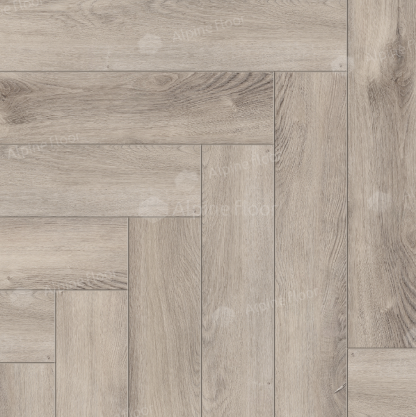 Кварцвиниловая плитка (Елочка) Alpine Floor Легкий паркет (Light Parquet) Дуб Исида ЕСО 13-15